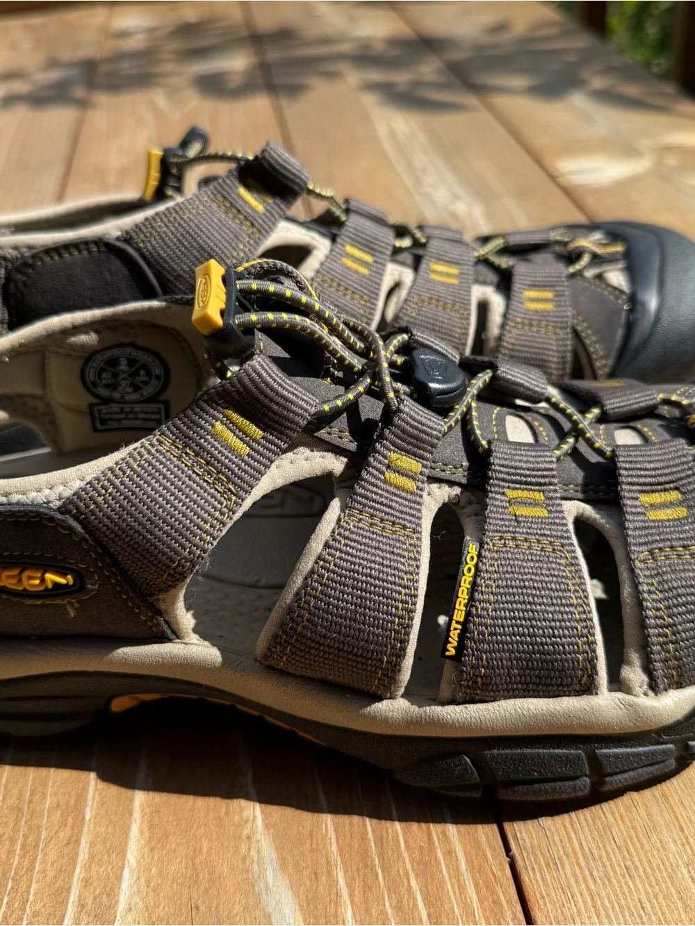 KEEN Men’s Outdoor Waterproof Sandals; Durable, Comfortable; Worn Once